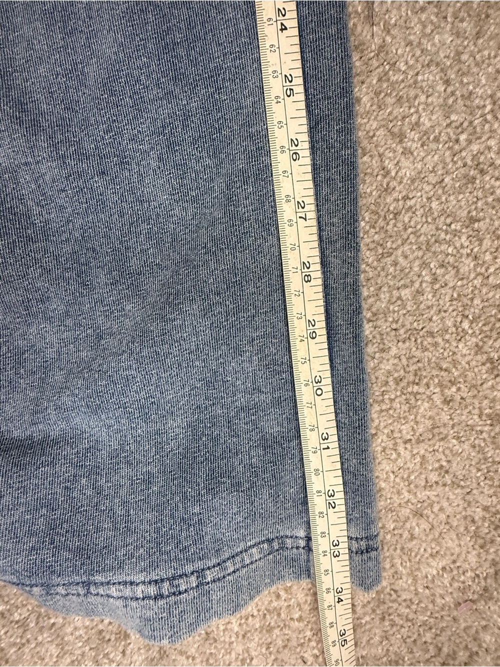 Good American Jeanius Good Skate Sweatpants Indigo 586 - Picture 9 of 9